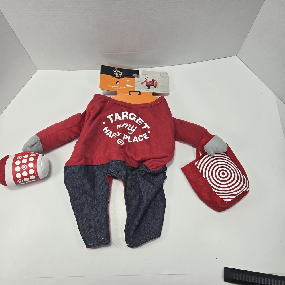 Two Hyde & Eek! XL Dog Costume Sets! One Skeleton and One Target Shopper - Picture 6 of 9
